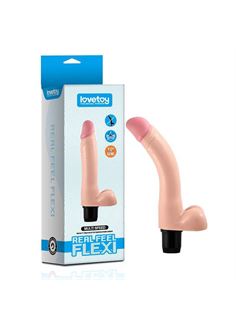 Гнущийся вибратор реалистик Real feel Flexi Vibrator (22,5 см)