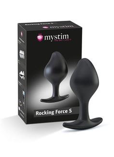 Анальная пробка Mystim - Rocking Force S для электростимуляции (9,5 см)