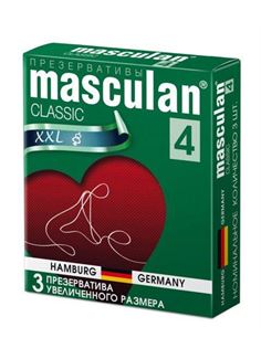 Презервативы Masculan Classic 4 XXL увеличенного размера (3 шт)