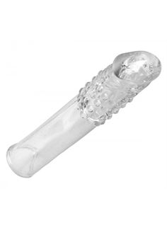 Удлиняющая насадка Thick Stick Clear Textured Penis Extender (17,8 см)