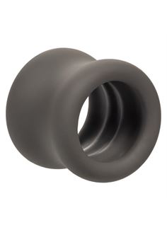 Серое эрекционное кольцо для мошонки Alpha Liquid Silicone Scrotum Ring