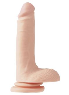 Телесный фаллоимитатор на присоске 8 Thicky with Suction Cup - 21,6 см.