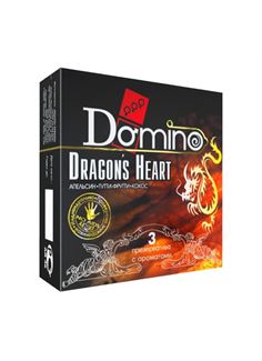 Ароматизированные презервативы Domino Dragon’s Heart (3 шт)