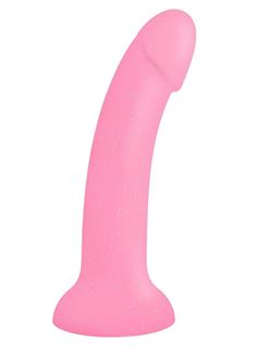 Фаллоимитатор из жидкого силикона Dildolls Glitzy (17,6 см)