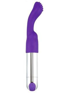 Фиолетовый перезаряжаемый вибратор Rechargeable IJOY Versatile Tickler (14,5 см)