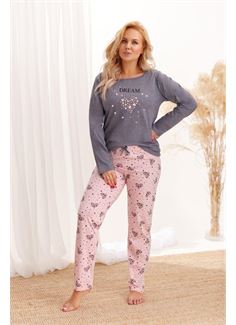 Хлопковая женская пижама Mela Plus Size