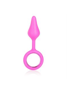 Розовая анальная пробка Booty Call Booty Tickler - 9,5 см.