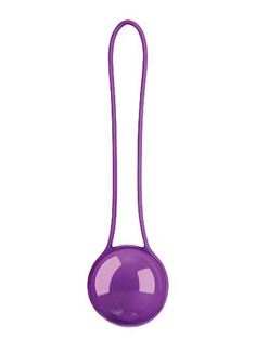 Фиолетовый вагинальный шарик Pleasure Ball Deluxe
