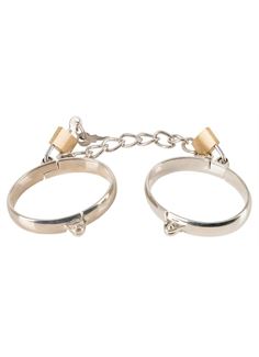 Металлические наручники Metal Handcuffs с замочками