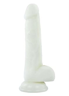 Светящийся в темноте фаллоимитатор 7" Lumino Play Silicone Dildo (18 см)
