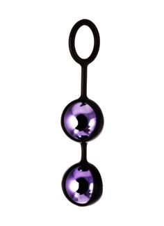 Фиолетово-чёрные вагинальные шарики