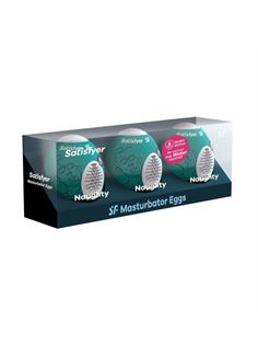 Набор из 3 мастурбаторов-яиц Satisfyer Naughty