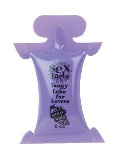 Лубрикант на водной основе Sex Tarts Lube Grape Soda с ароматом винограда - 6 мл.