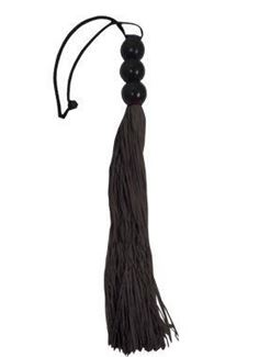 Небольшая черная плеть Medium Whip - 35 см.