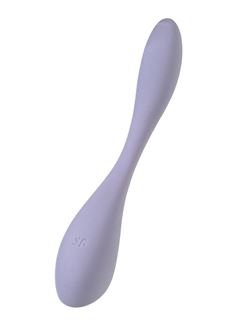 Сиреневый гибкий вибратор Satisfyer G-Spot Flex 5+ (19,6 см)