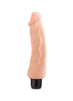 Реалистичный мультискоростной вибромассажёр REALSTUFF 5INCH VIBRATOR - 16 см.