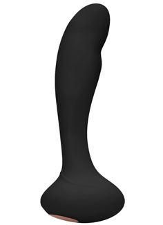 Черный вибростимулятор точки G Finesse (17,5 см)