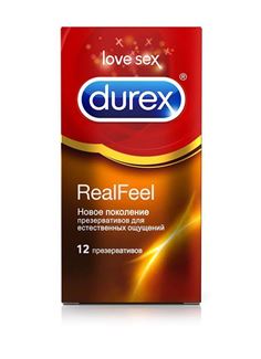 Презервативы Durex RealFeel для естественных ощущений (12 шт)