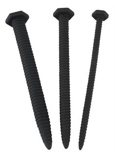 Набор из 3 винтовых уретральных плагов Screw Dilator