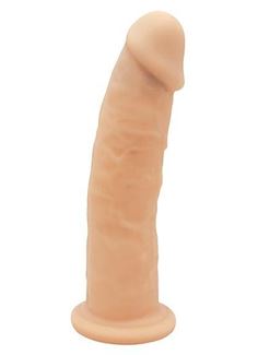 Телесный фаллоимитатор без мошонки Real Love 6" Premium Silicone Dildo (15,2 см)