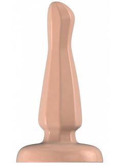 Телесный анальный стимулятор Bottom Line 6 Model 3 Rubber Flesh - 15,5 см.