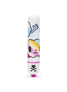 Вибропуля с тучками MINI BULLET VIBRATOR WHITE CLOUDS