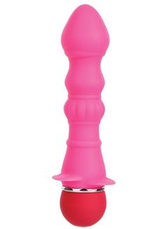 Розовый анальный вибромассажер PURRFECT SILICONE ANAL VIBRATOR PINK (12,7 см)