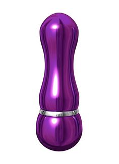 Фиолетовый алюминиевый вибратор PURPLE SMALL (7,5 см)