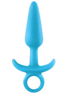 Голубая анальная пробка Firefly Prince Small (10,9 см)
