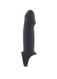Серая насадка с подхватом Stretchy Penis Extension No.33