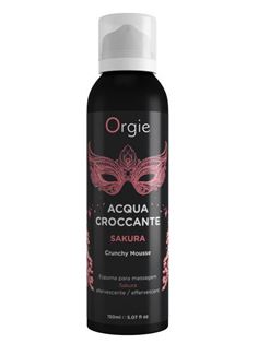 Хрустящая пенка для массажа Orgie Acqua Croccante Sakura с ароматом сакуры (150 мл)