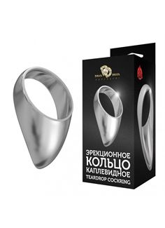 Большое каплевидное эрекционное кольцо TEARDROP COCKRING 