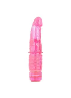 Розовый вибратор H2O ULTRA STUD WATERPROOF VIBRATOR - 17 см.