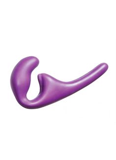 Фиолетовый безремневой страпон Natural Seduction (20,5 см)
