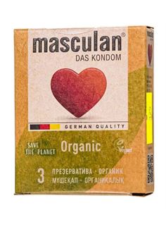 Экологически чистые презервативы Masculan Organic (3 шт)