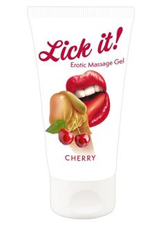 Лубрикант на водной основе Lick it! Cherry с ароматом вишни (50 мл)