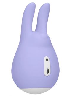 Фиолетовый клиторальный стимулятор Love Bunny - 9,4 см.