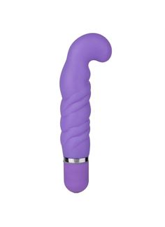 Фиолетовый изогнутый вибратор NEON ULTRA CLIMAX PURPLE - 11 см.