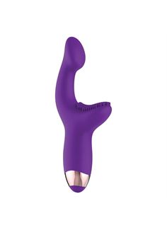 Фиолетовый массажёр для G-точки G-Spot Pleaser (19 см)