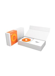 Оранжевый многофункциональный вибратор DONUT ORANGE