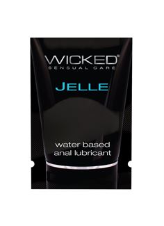 Анальный лубрикант Wicked Jelle на водной основе (3 мл)