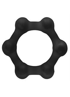 Черное утяжеленное эрекционное кольцо N 83 Weighted Cock Ring