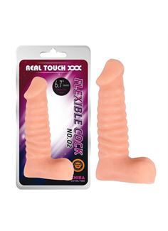 Телесный фаллоимитатор Flexible Cock No.02 (16,4 см)