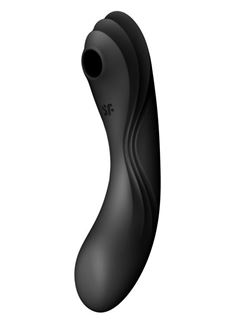 Черный вакуум-волновой вибростимулятор Satisfyer Curvy Trinity 4