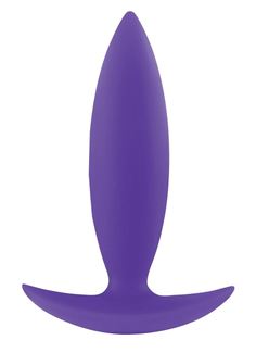 Фиолетовая анальная пробка для ношения INYA Spades Small - 10,2 см.