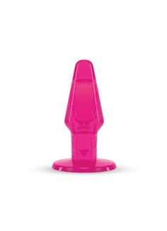 Розовый анальный плаг большого размера JAMMY JELLY ANAL XL PLUG PINK - 14 см.