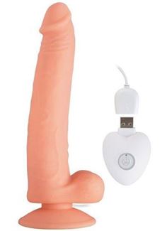 Телесный вибратор SEDUCER 20 Function Long John (21,5 см)