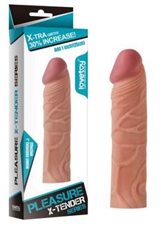 Насадка-фаллоимитатор Super-Realistic Penis - 17 см.