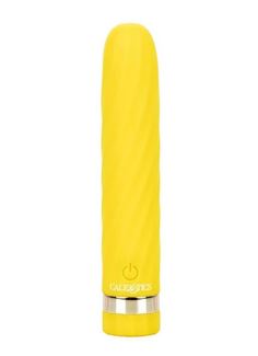 Желтая перезаряжаемая вибропуля Slay SeduceMe (12 см)
