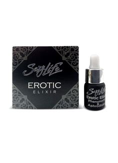 Эфирное масло-афродизиак с феромонами Sexy Life Erotic Elixir унисекс - 5 мл.